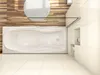 80x140cm Badewannenaufsatz 6mm ESG Nanoglas Duschabtrennung Produktbild-Vorschau 2