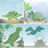 Bastelset für Karten »Dinosaurier« mit Schablonen und Produktbild-Vorschau 5