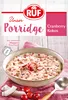 RUF Porridge Mirtillo Rosso Cocco 65g Anteprima dell’immagine prodotto 1