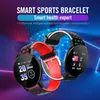 Two smartwatches are displayed against a futuristic blue and purple background with a network graphic. Produktbild-Vorschau