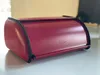 LS-LebenStil Vintage Brotkasten Rot 34cm Metall Retro Produktbild-Vorschau 6