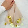 10x Beige Luxus Halay Mendili groß 30x30 cm Tanztücher Produktbild-Vorschau 2