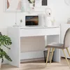vidaXL Scrivania con cassetti bianchi 100 x 50 x 78 cm Anteprima dell’immagine prodotto 2