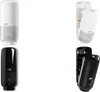 A collage of four different TORK soap dispensers, two white and two black, shown from different angles. Produktbild-Vorschau
