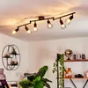 Borio »Borio« 6-flammige Deckenlampe aus Metall/Holz in Produktbild-Vorschau 7