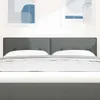 vidaXL Höhenverstellbares Kopfteil Dunkelgrau 160 cm Stoff Produktbild-Vorschau 3