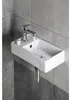 Sapho MINOS keramische wastafel, 40x22 cm, waterkraan Productafbeelding-voorbeeld 4