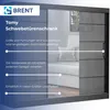 Schwebetürenschrank TOMY, 2-türig, 235 cm, Schwarz / Produktbild-Vorschau 4
