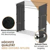 2 bočné plachty na regál na drevo LAWA s hĺbkou 70 cm – Náhľad obrázku produktu 5