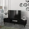Fernsehschrank 'Kullila' mit 2 Türen 160 x 35 x 40 cm Produktbild-Vorschau 3