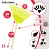 KOTARBAU® Laubrechen Kunststoff 45 cm mit Stiel Laubbesen Produktbild-Vorschau 4