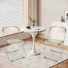 Klappstuhl 4er Set Lounge-Sessel Besuchersstuhl PET‌ Produktbild-Vorschau 7