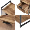 Beistelltisch 'Namsskogan' 62x33x32cm Walnussoptik Produktbild-Vorschau 6