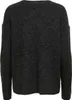 ONLY ONLCAMILLA V-NECK L/S PULLOVER KNT Dark Grey Melange S Produktbild-Vorschau 9