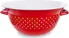 ORION Emaille-Schüssel retro emailliert ROT MIT WEISSEN Produktbild-Vorschau 1