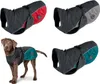 Hunter Hundemantel Wintermantel Uppsala Cozy anthrazit/rot Produktbild-Vorschau 6