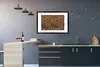 MuchoWow® Gerahmtes Poster Tiermuster - Leopard - Gold - Produktbild-Vorschau 5