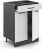 Mobiletto base per cucina Vicco R-Line Bianco rustico 60 cm Anteprima dell’immagine prodotto 4