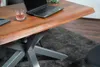 Esstisch Baumkante Akazie massiv 50mm Nussbaum 180 x 90 cm Produktbild-Vorschau 4