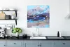 MuchoWow® Poster Abstrakt - Grau - Blau - Farbe 75x75 cm - Produktbild-Vorschau 3