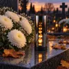 Świeca tuba ator LED 3D lustro 15x6 cm znicz bateryjny Podgląd zdjęcia produktu 2