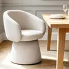 Duhome Poltrona da salotto beige, poltrona girevole in Anteprima dell’immagine prodotto 2