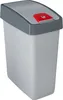 keeeper Abfalleimer "magne", 25 Liter, silber / grau Produktbild-Vorschau 3