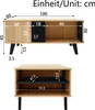 Merax Couchtisch Patchwork aus Holz, Wohnzimmertisch mit Produktbild-Vorschau 7