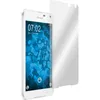 A white Microsoft Lumia 650 smartphone is shown next to a clear screen protector. Produktbild-Vorschau