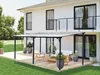 Pergola tonnelle adossée "Marvin" - 5.5 x 3 m - 545 x 298 x Voir les images du produit 2