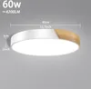 TRMLBE Plafonnier LED 60W Blanc froid avec décorations en Voir les images du produit 2