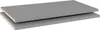 Two gray shelves are stacked on top of each other on a white background. Produktbild-Vorschau