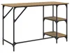 vidaXL Artisan dubový stůl 120 x 50 x 75 cm materiál na Náhled obrázku produktu 7