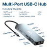 MMOBIEL USB-C Hub HDMI / DisplayPort 4K@60Hz, VGA 3.5mm, Produktbild-Vorschau 2