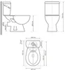 Differnz WC-Kombination Set WC Tiefspüler mit Spülrand weiß Produktbild-Vorschau 7