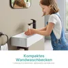 EMKE Umywalka wisząca ceramiczna prostokątna 380x220mm Podgląd zdjęcia produktu 6