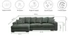 Kaiser Möbel Ecksofa mit schlaffunktion und bettkasten, Produktbild-Vorschau 3