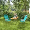 Outsunny 2er Set Campingstühle Faltstuhl mit 6-fach Produktbild-Vorschau 8