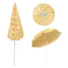 vidaXL Strandschirm Natur 300 cm Hawaii-Stil Produktbild-Vorschau 2