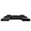 MUFFO Ecksofa U-Form ALONZO MAXI U mit Schlaffunktion Produktbild-Vorschau 3