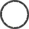 A black rubber ring with small cutouts around the edge, shown against a white background. Anteprima dell’immagine prodotto