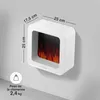 KAMINIO Chimenea eléctrica de mesa MIA L: Chimenea Vista previa de la imagen del producto 5