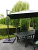Lesli Living Ampelschirm "Virgo Flex" Grey 3x3m Produktbild-Vorschau 10