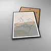 Gerahmtes Poster - Schwarzer Rahmen - Kuss Skizze Paar - Produktbild-Vorschau 3