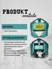Hoofdbescherming van kunstleer, model MIKE, metallic Productafbeelding-voorbeeld 5