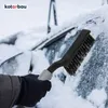 KOTARBAU® Auto škrabka na led se smetákem Kartáč na sníh Náhled obrázku produktu 2