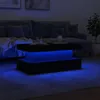 Tavolino con luci LED nero 90x50x40 cm Anteprima dell’immagine prodotto 5
