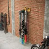 Skihalterung Wand Skihalter für 4 Paare Stahl Holz Schi Produktbild-Vorschau 5