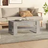 Tavolino in cemento grigio 102x55x45 cm materiale a base di Anteprima dell’immagine prodotto 2