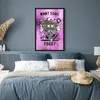 MuchoWow® MuchoWow® Gerahmtes Poster Fernsehen - Lila - Produktbild-Vorschau 4